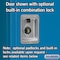 Salsbury Industries 1 Tier Metal Locker, 54"Wx78"Hx21"D, 3 Door, Blue, Unassembled 18-51361BL-U - alternate 2